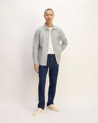 The Supima® Poplin Shirt | Optic White / Black