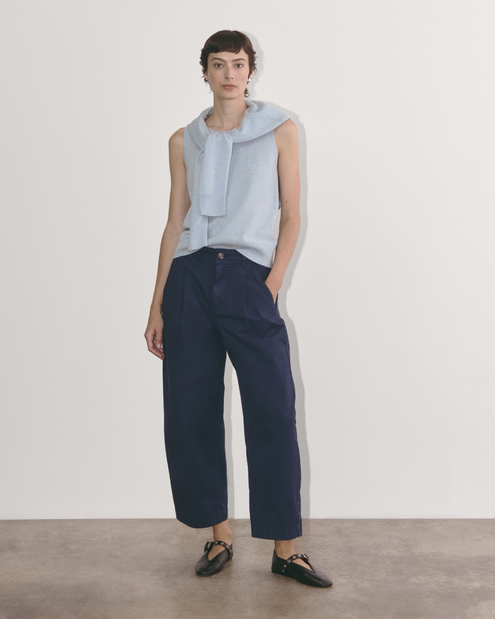 The Classic Tank in Cashmere | Sky Blue