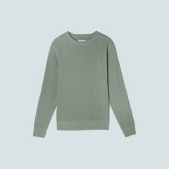The Waffle Long-Sleeve Crew Tee | Lily Pad