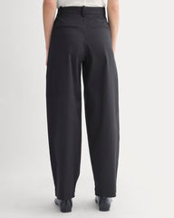 Tailored Drape Balloon Pant | Black