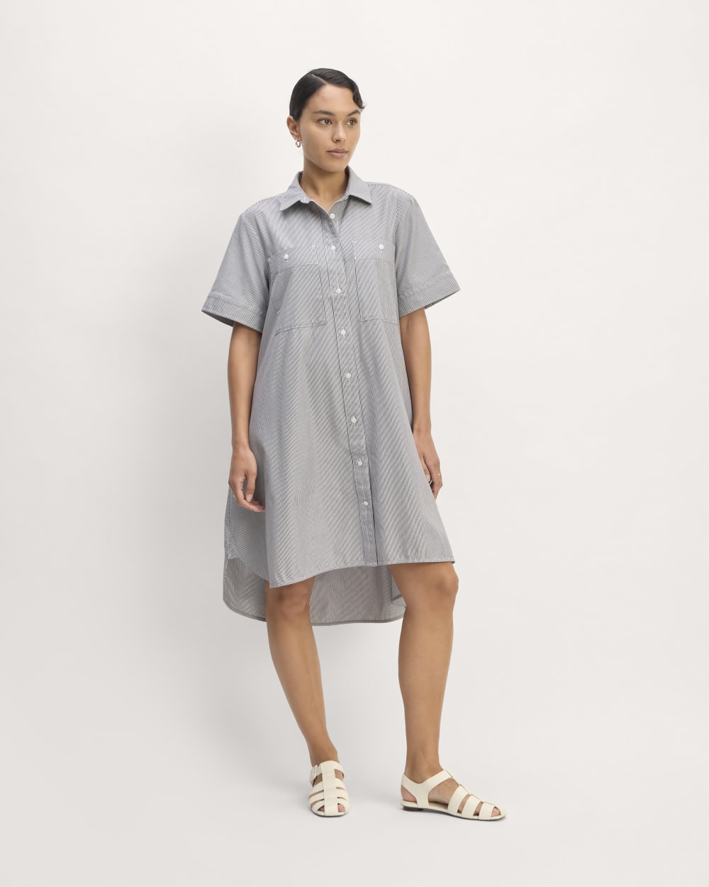 The Daytripper Dress | White / Black