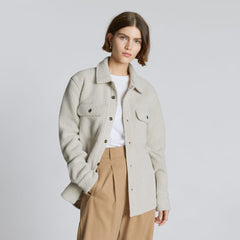 The ReNew Fleece Everyone Overshirt | Oat