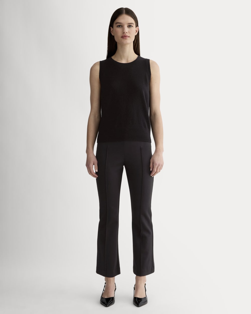 The Classic Tank in Cashmere | Black