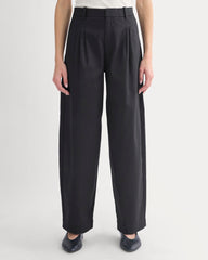 Tailored Drape Balloon Pant | Black