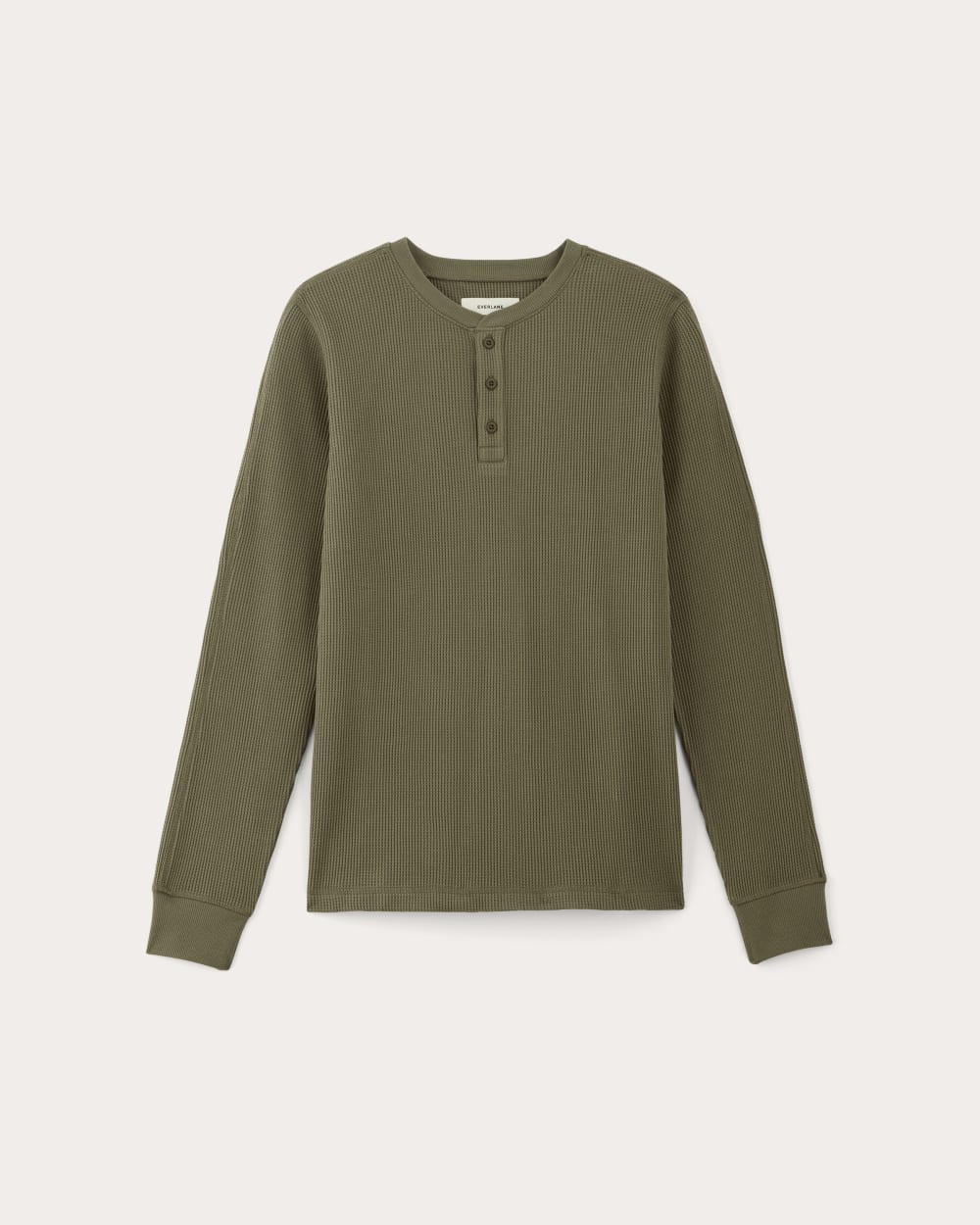 The Waffle Long-Sleeve Henley | Kalamata