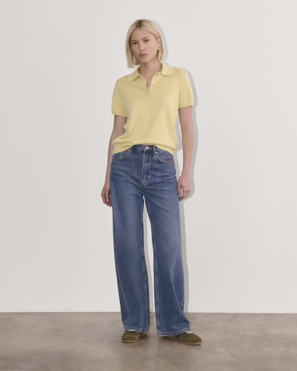 The Polo in Cotton Cashmere | Parsnip