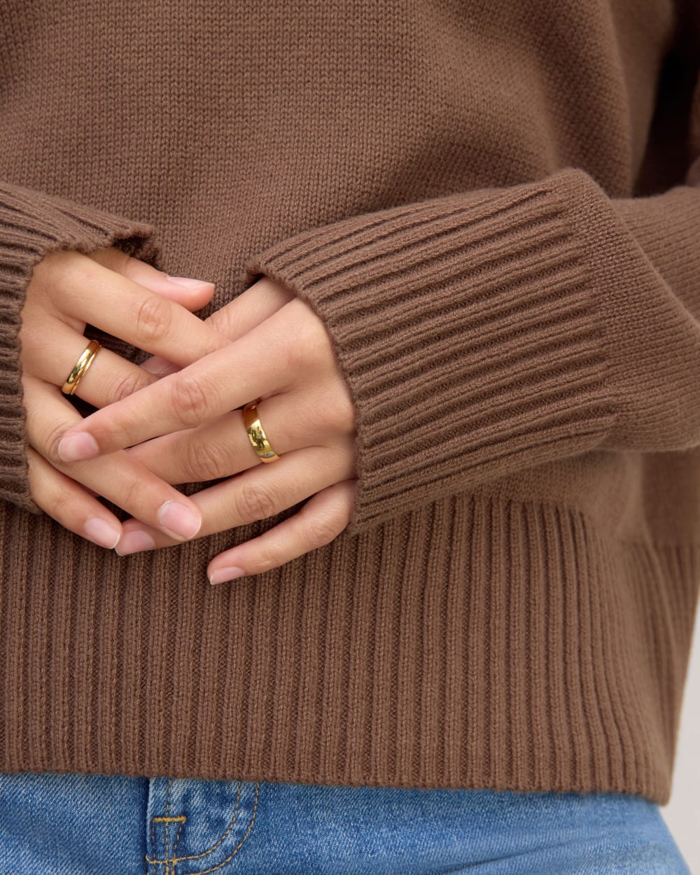 The Boxy Sweater in Everyday Cotton | Cocoa