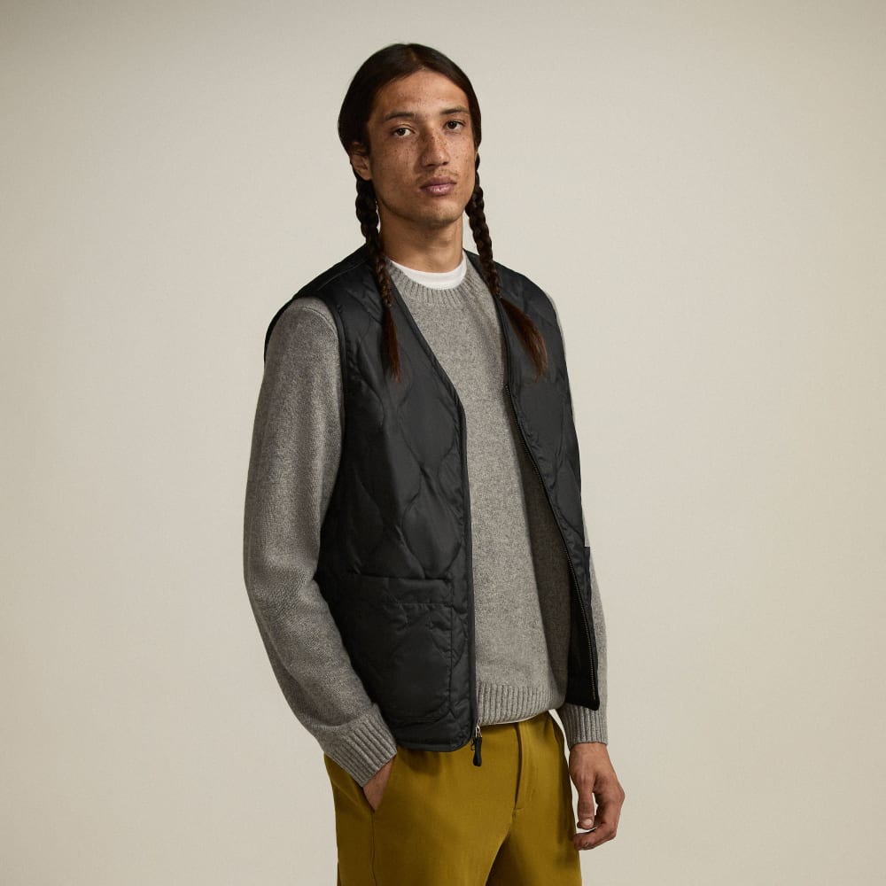 The ReNew Liner Vest | Black