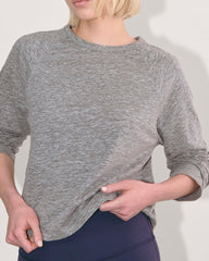 The Perform Crew Tee |  Heathered Grey
